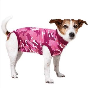 Pink Camouflage Suitical Recovery Suit for Dog